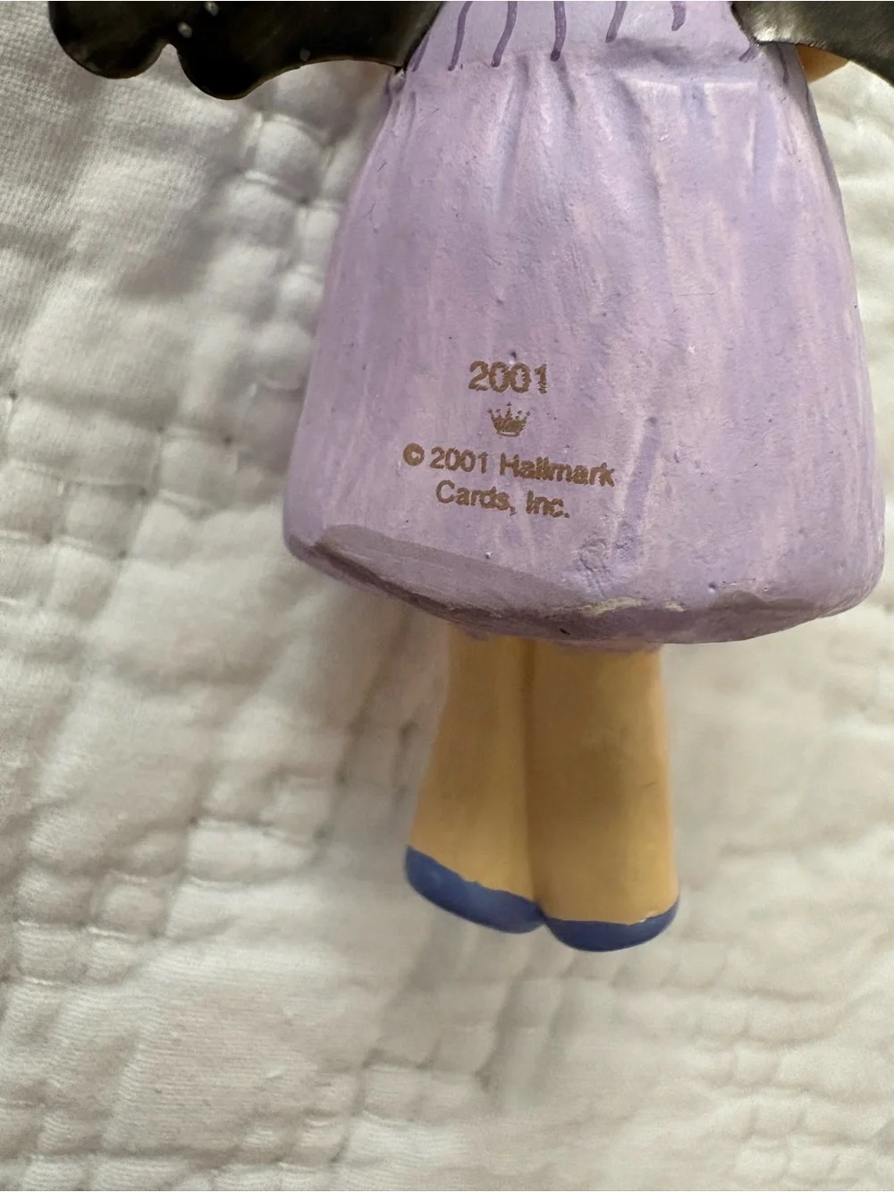 Hallmark 2001 One Little Angel Keepsake Ornament. Paper Composition/metal. Nice